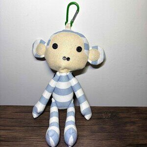 Monkey Bag Charm with Reusable Shopper Tote Bag